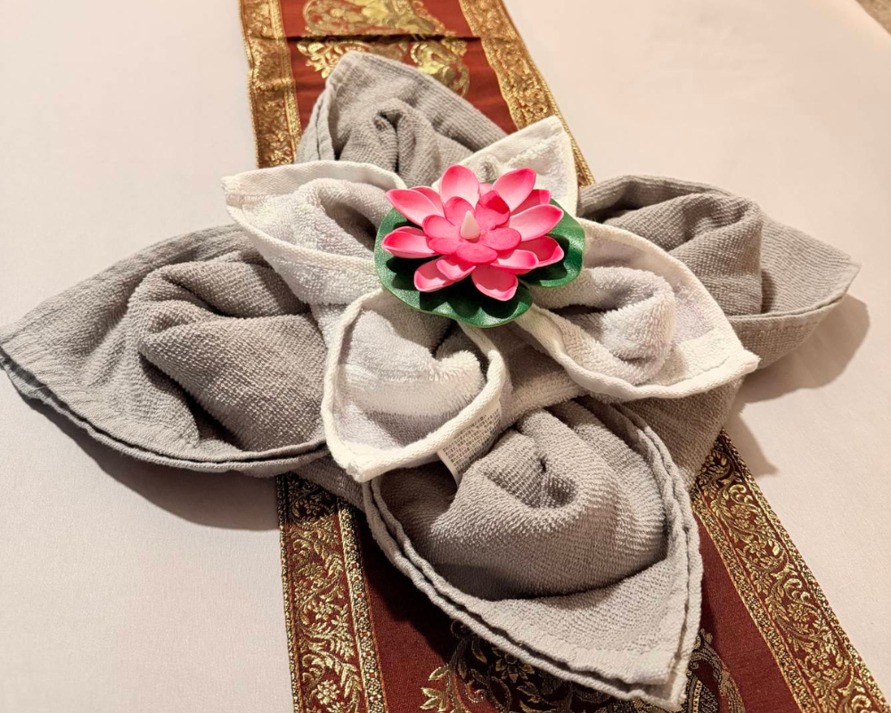 茨城県常陸太田市金井町のタイ古式マッサージ・ミィショークの店内